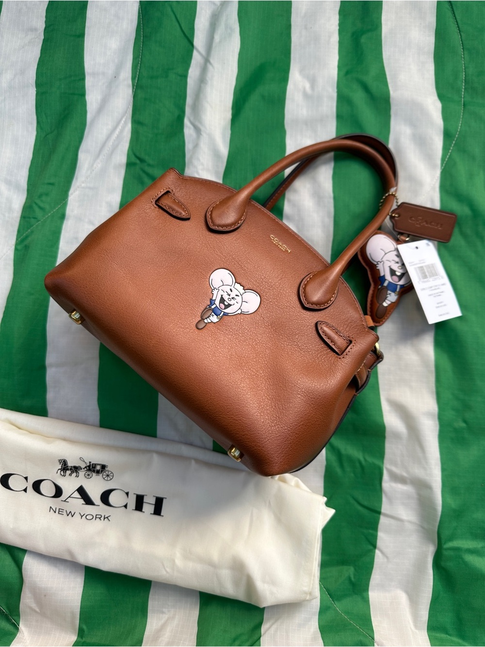 Coach | Brain Dead Empire Carryall Bag 21 With Kachi Mouse And Charm